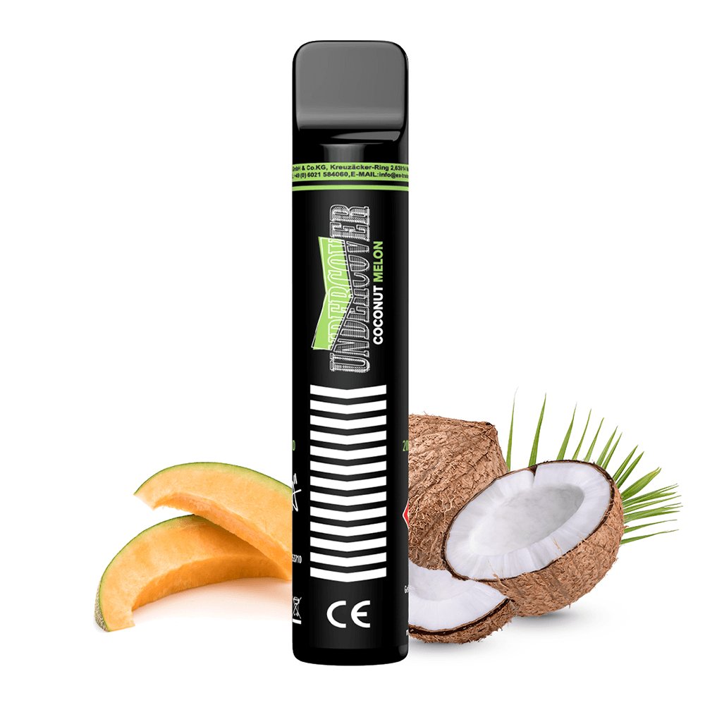 Undercover Vapes - Coconut Melon 20mg/ml SY-VAPE Undercover Vapes - Coconut Melon 20mg/ml SY-VAPE